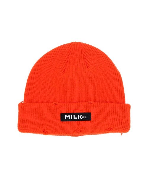 BAR LOGO CRASH KNIT CAP