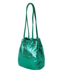 METALLIC DRAWSTRING BAG