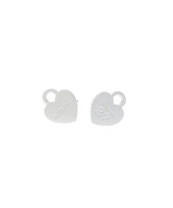 HEART PADLOCK STUD EARRINGS