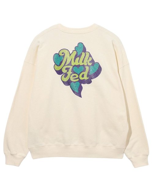 GLITTER LOGO SWEAT TOP