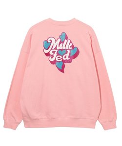 GLITTER LOGO SWEAT TOP