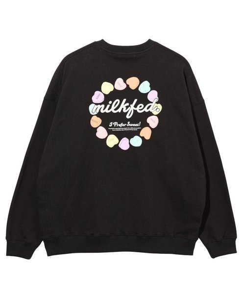 CIRCLE HEART SWEAT TOP