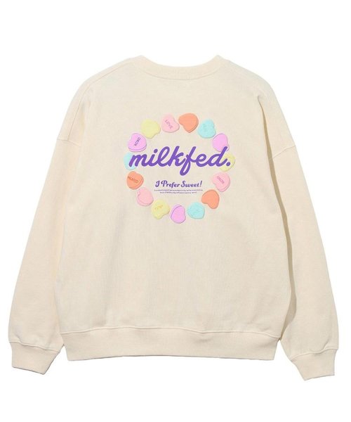 CIRCLE HEART SWEAT TOP