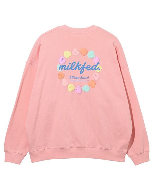 CIRCLE HEART SWEAT TOP