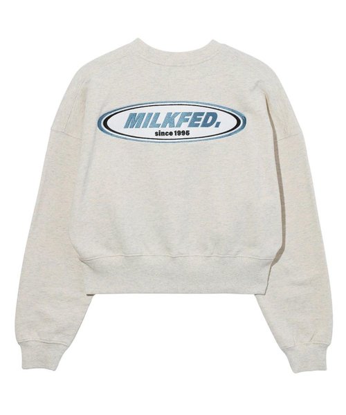 OVAL LOGO DAILY CREW NECK SWEAT TOP