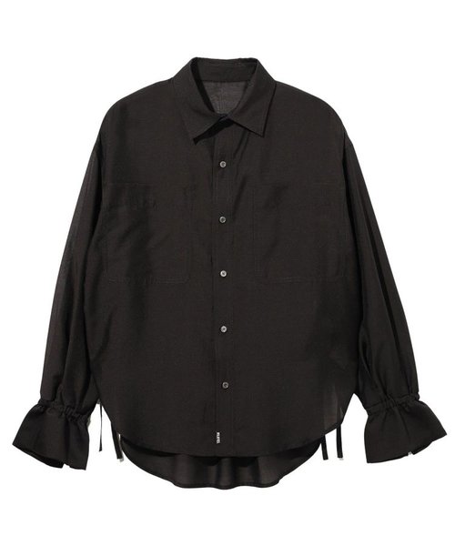 SIDE DRAWSTRING SHIRT