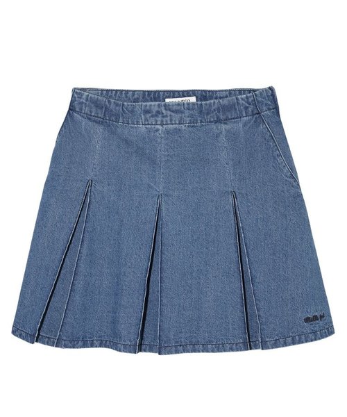 BOX PLEAT MINI SKIRT