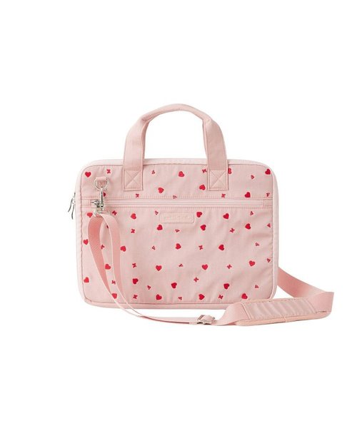 HEART EMBROIDERY PC BAG