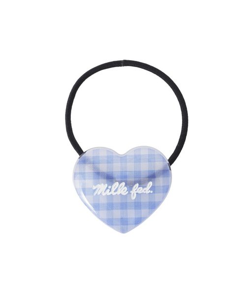 GINGHAM HEART HAIR ELASTIC