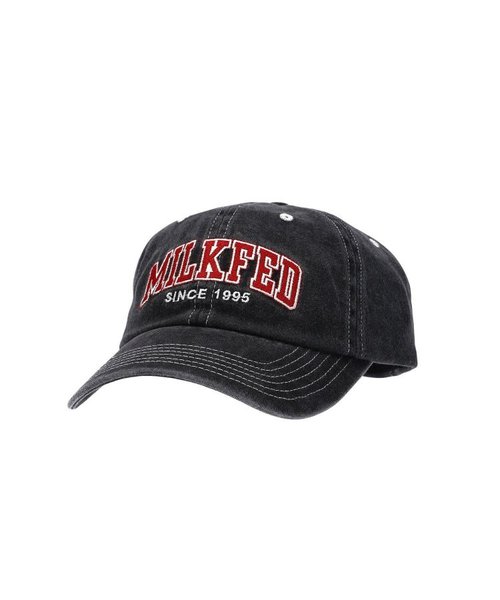 WASHED COLLEGE LOGO CAP