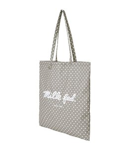 ICING LOGO POLKA DOT FLAT TOTE