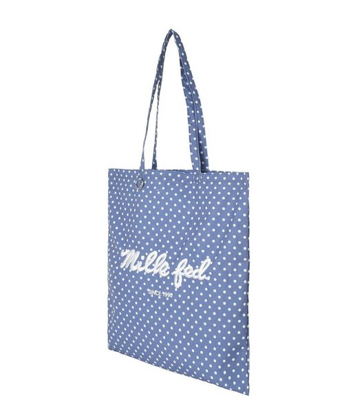 ICING LOGO POLKA DOT FLAT TOTE