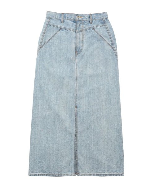 DENIM LONG SKIRT