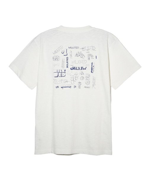 MANY LOGO SLAB S/S TEE