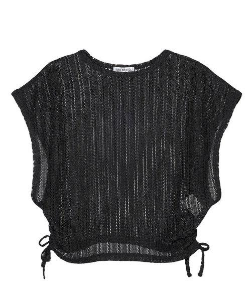 SIDE RIBBON MESH TOP