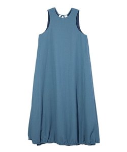 BACK OPEN FLARE DRESS