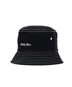 EMBROIDERRED BAR LOGO BUCKET HAT