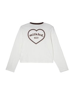 ROUNDED HEART LOGO L/S TOP