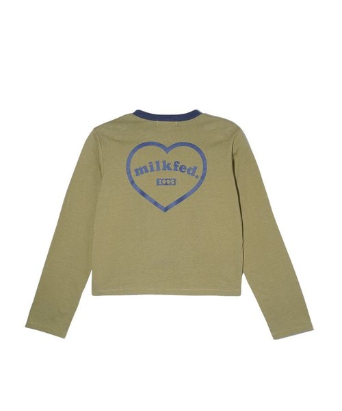 ROUNDED HEART LOGO L/S TOP