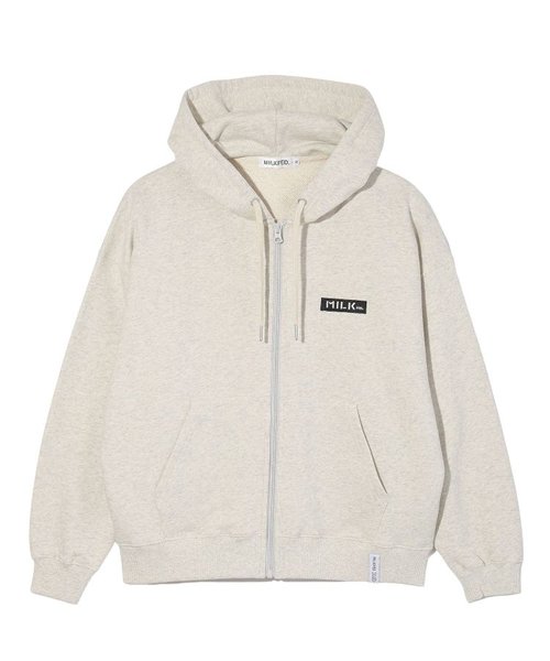 BAR LOGO ZIP UP HOODIE