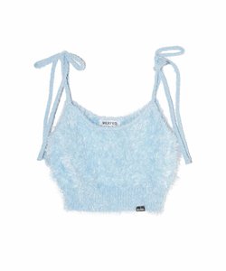 SHAGGY NECK RIBBON CAMISOLE