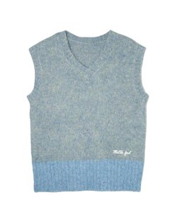 SHAGGY KNIT VEST