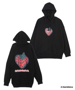 INSANE x SILAS  STRAWBERRY SWEAT HOODIE