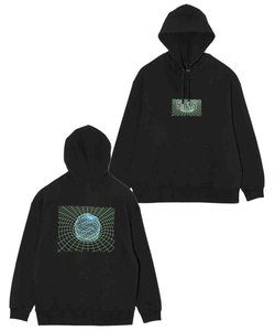 GRID LOGO WIDE HOODIE