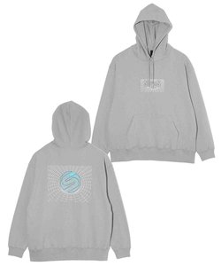 GRID LOGO WIDE HOODIE