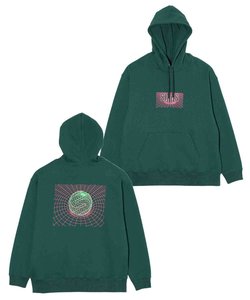 GRID LOGO WIDE HOODIE