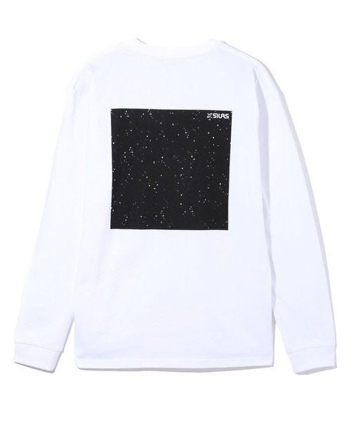 SPUTTERING SQUARE LOGO PRINT L/S TEE