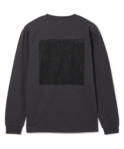 SPUTTERING SQUARE LOGO PRINT L/S TEE