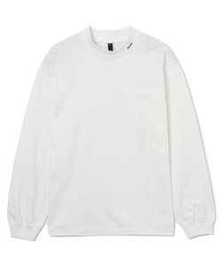 L/S MOCK NECK POCKET TEE