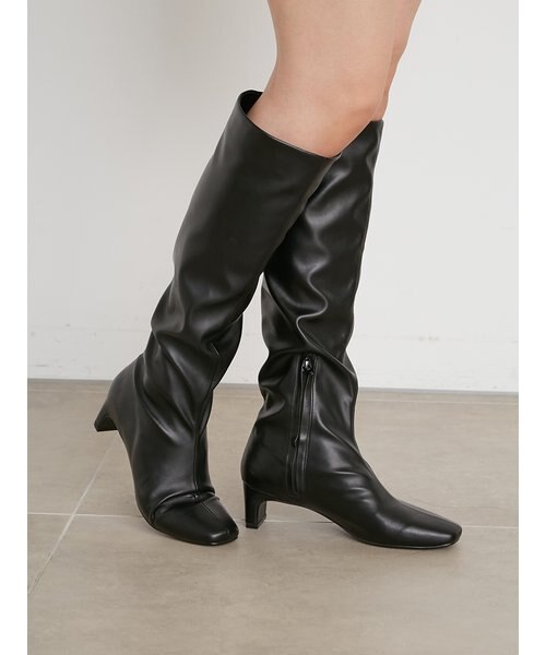 スクエアロングブーツ Snidel スナイデル の通販 Mall スクエアロングブーツ Snidel スナイデル の通販 Mall