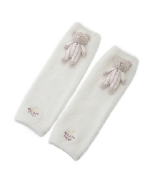 Baby スムーズィー ボーダーベアモチーフ Baby レッグウォーマー Gelato Pique ジェラートピケ の通販 Mall