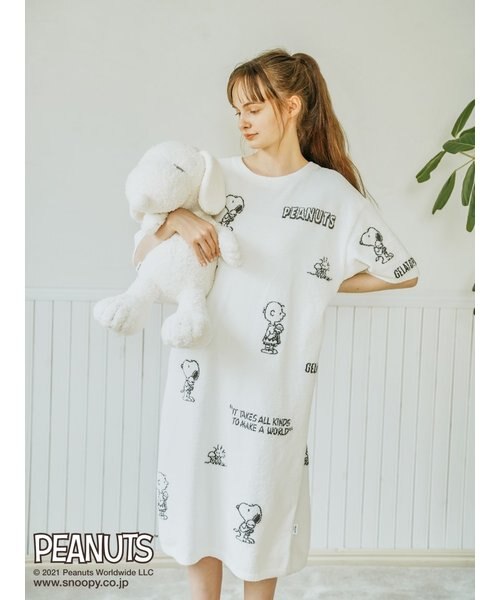 Peanuts モノグラムジャガードドレス Gelato Pique シ ェラートピケ の通販 Mall