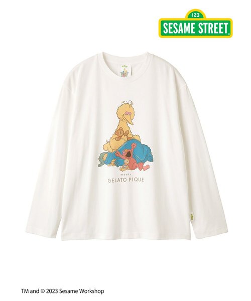 SESAME STREET】【HOMME】ワンポイントTシャツ | gelato pique