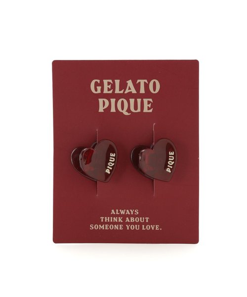 HOLIDAY】ハートミニヘアクリップセット | gelato pique（ジェラート