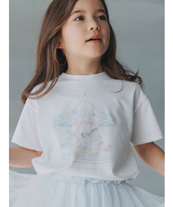 【KIDS】メリーゴーランドワンポイントTシャツ