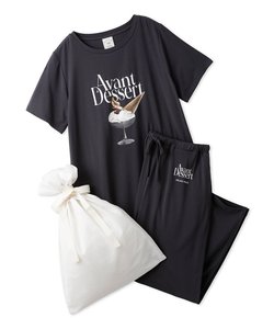 【ラッピング済み】デザートロゴTシャツ＆ロングパンツSET