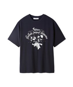 【HOMME】レーヨンロゴTシャツ