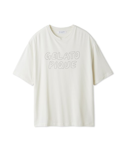 【HOMME】レーヨンロゴTシャツ