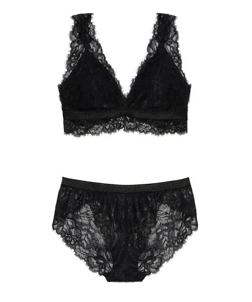 超美品の Lingerie シアーチュールサテンコンビ ブラレット ショーツセット Fashion ブラック レッド 先行予約 送料無料 Rakuten Lily リリーブラウン Brown インナー ナイトウェア インナー 下着 ランジェリー
