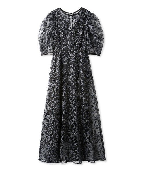 チュール刺繍ドレス | LILY BROWN（リリーブラウン）の通販 - &mall