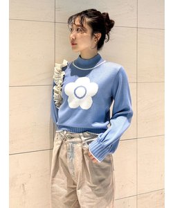 【WEB限定カラー】【LILY BROWN×MARY QUANT】 デイジーニットトップス