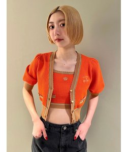 【LILY BROWN×MARY QUANT】クロップドニットビスチェ