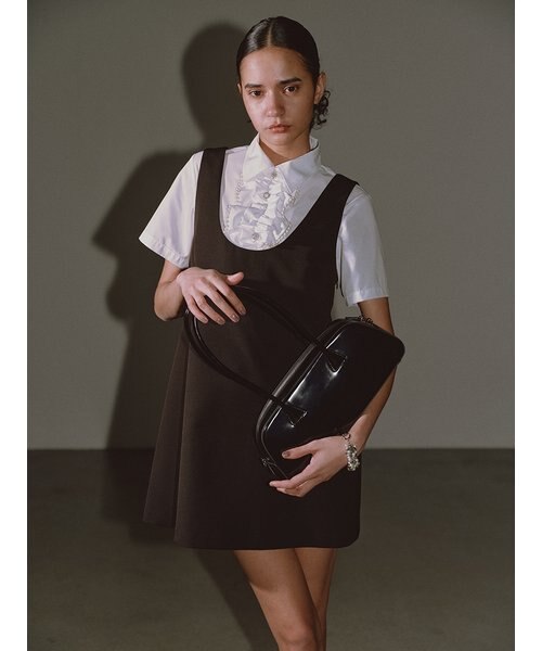 L.B CANDY STOCK]ビジューシャツセットミニワンピース | LILY BROWN  