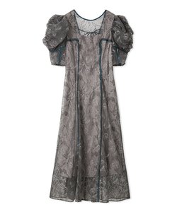 チュール刺繍ドレス
