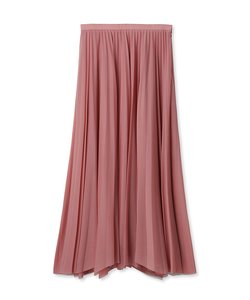 【WEB限定サイズあり】ウエストゴムデザインシアープリーツスカート