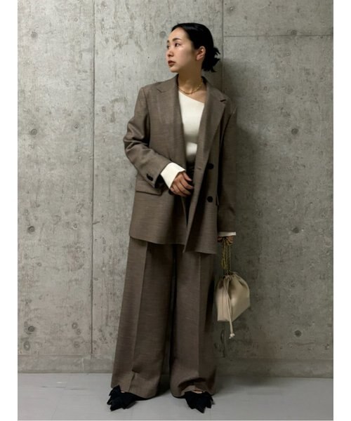 3ピースオーバーサイズダブルブレストジャケット | Mila Owen（ミラ  